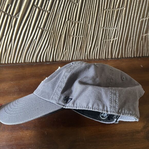 Cleveland Indians Hat Cap Gray Strap Back 47 Brand MLB Baseball Dad - Picture 2 of 7